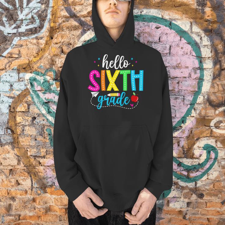 Hello Sixth Grade Cute Back To School 6th Grade Teacher Kids Men Hoodie, gift for family, gift for coworker Hello Sixth Grade Cute Back To School 6th Grade Teacher Kids Men Hoodie, gift for family, gift for coworker