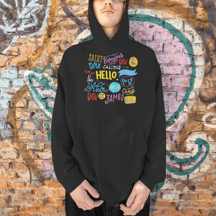 Hello Word In Different Languages Travel And Teacher Lover Men Hoodie, gift for family, gift for coworker Hello Word In Different Languages Travel And Teacher Lover Men Hoodie, gift for family, gift for coworker