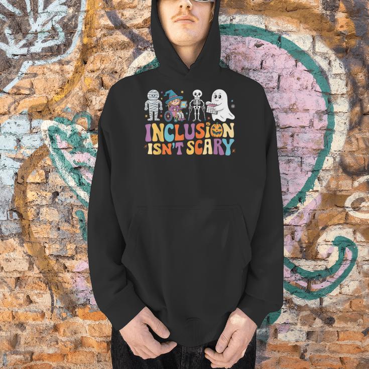Inclusion Isn't Scary SLP Halloween Sped Teacher Men Hoodie, gift for family, gift for coworker Inclusion Isn't Scary SLP Halloween Sped Teacher Men Hoodie, gift for family, gift for coworker