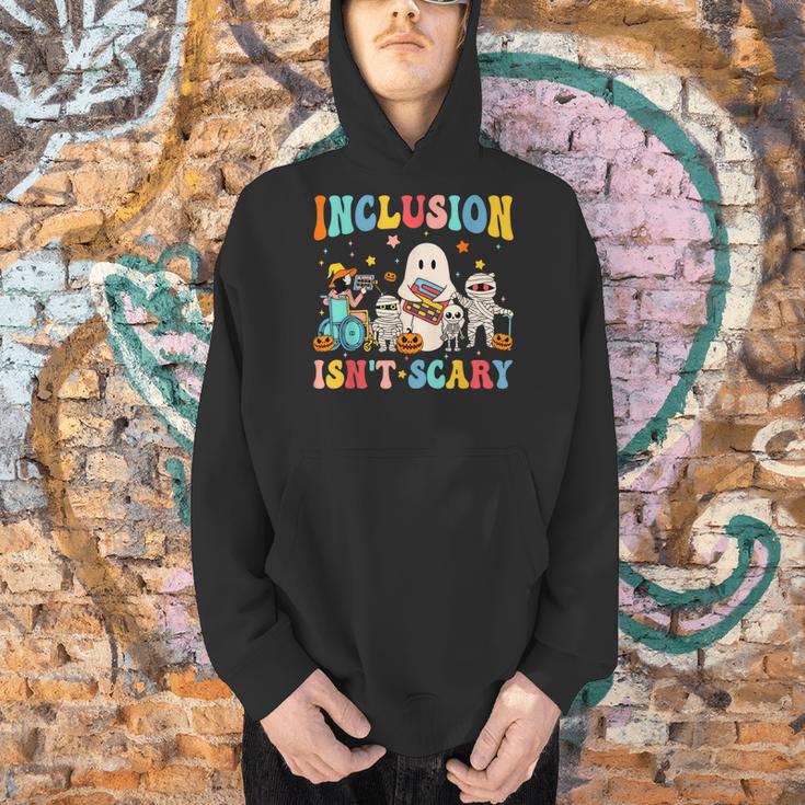 Inclusion Isn't Scary SLP Halloween Sped Teacher Therapy Men Hoodie, gift for family, gift for coworker Inclusion Isn't Scary SLP Halloween Sped Teacher Therapy Men Hoodie, gift for family, gift for coworker