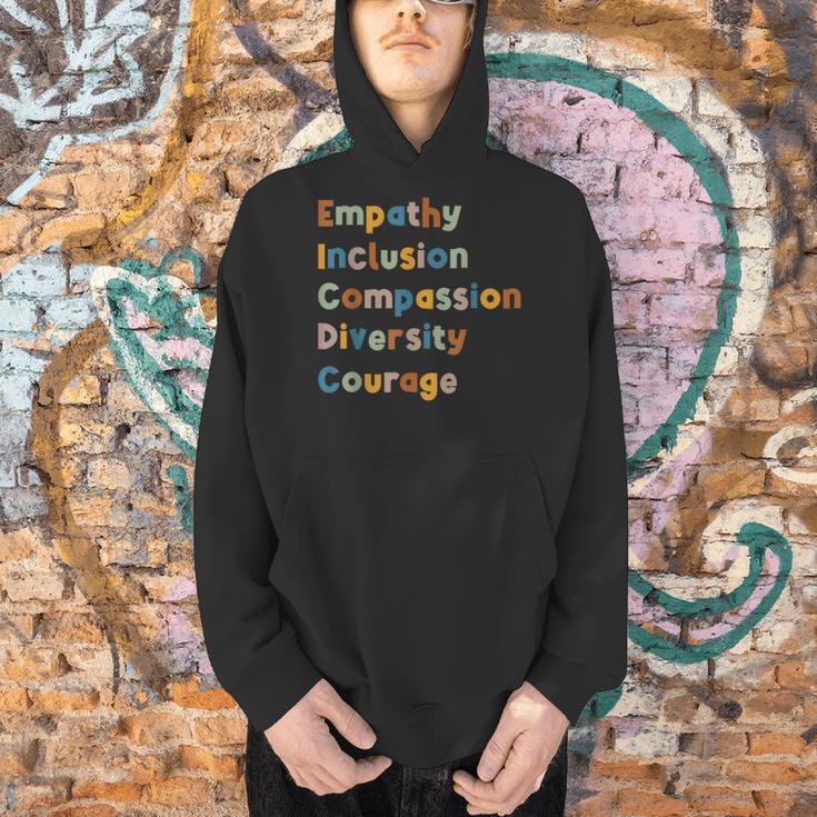 Inclusive Teacher Diversity Inclusion Empathy Teacher Team Men Hoodie, gift for family, gift for coworker Inclusive Teacher Diversity Inclusion Empathy Teacher Team Men Hoodie, gift for family, gift for coworker