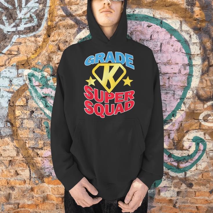 Kindergarten Super Squad Superhero Teacher Team Men Women Girls Kids Men Hoodie, Super Teacher Hoodies, gift for family, gift for coworker