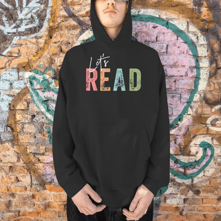 Let's Read Book Nerd Reading Book Lover Librarian Teacher Men Hoodie, gift for family, gift for coworker Let's Read Book Nerd Reading Book Lover Librarian Teacher Men Hoodie, gift for family, gift for coworker