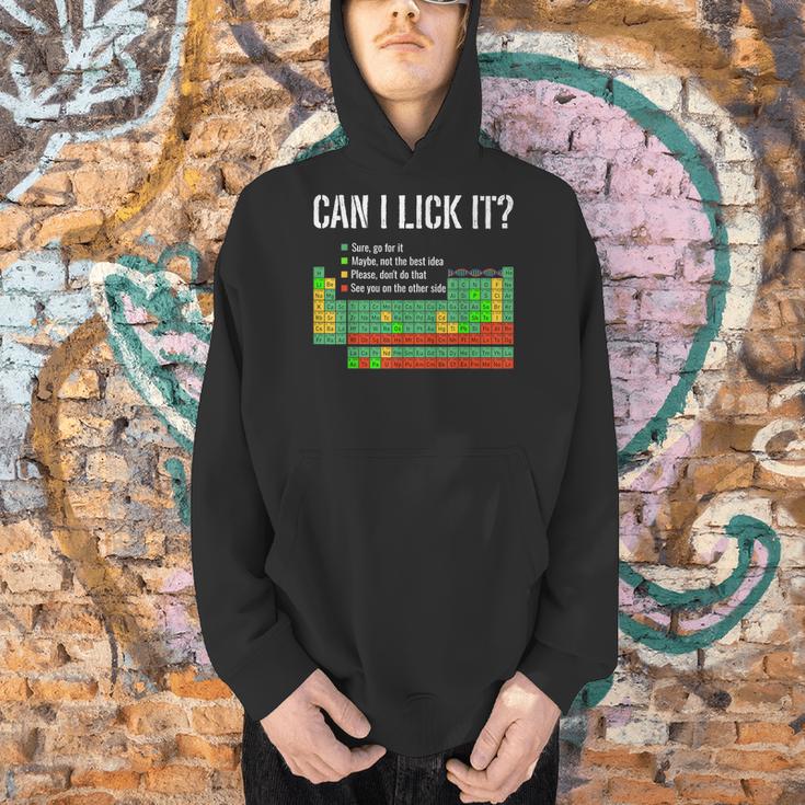 Can I Lick It Periodic Table Science Teacher Student Men Hoodie, Science Teacher Hoodies, gift for family, gift for coworker