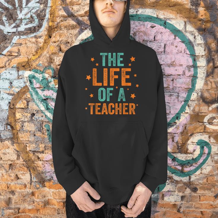 The Life Of A Teacher Men Hoodie, gift for family, gift for coworker