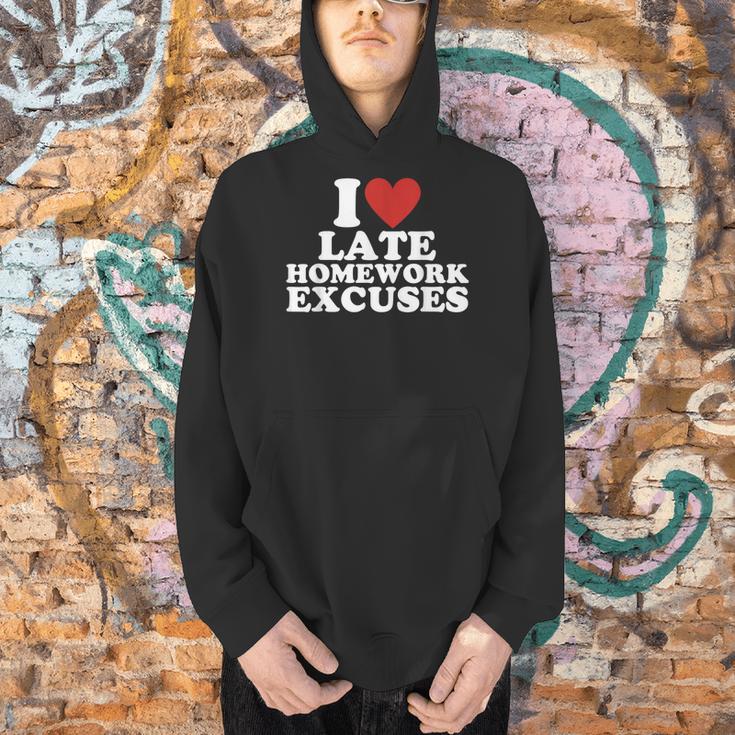 I Love Late Homework Excuses Sarcastic Teacher Lie For Men Women Men Hoodie, gift for family, gift for coworker I Love Late Homework Excuses Sarcastic Teacher Lie For Men Women Men Hoodie, gift for family, gift for coworker
