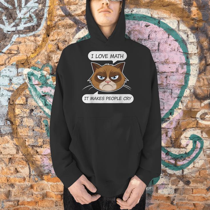 I Love Math It Makes People Cry Math Teacher Men Hoodie, gift for family, gift for coworker