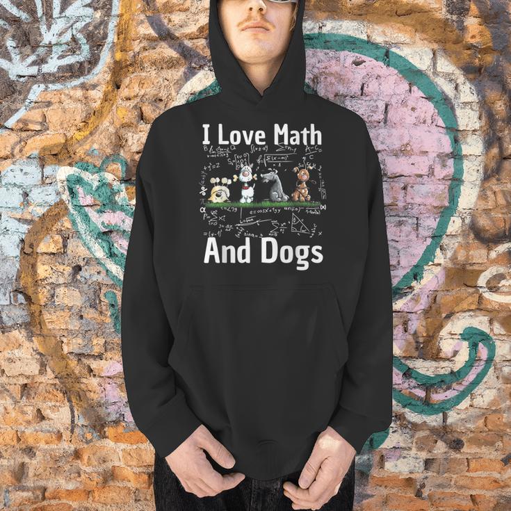 I Love Maths And Dogs Puppy Dog Lover Teacher Student Men Hoodie, gift for family, gift for coworker I Love Maths And Dogs Puppy Dog Lover Teacher Student Men Hoodie, gift for family, gift for coworker
