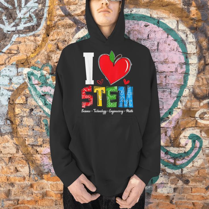 I Love STEM Student Teacher 1st Day Of School Back To School Men Hoodie, gift for family, gift for coworker I Love STEM Student Teacher 1st Day Of School Back To School Men Hoodie, gift for family, gift for coworker