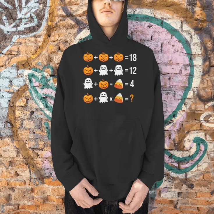 Math Teacher Halloween Equation Pumpkin Ghost Candy Corn Men Hoodie, gift for family, gift for coworker Math Teacher Halloween Equation Pumpkin Ghost Candy Corn Men Hoodie, gift for family, gift for coworker