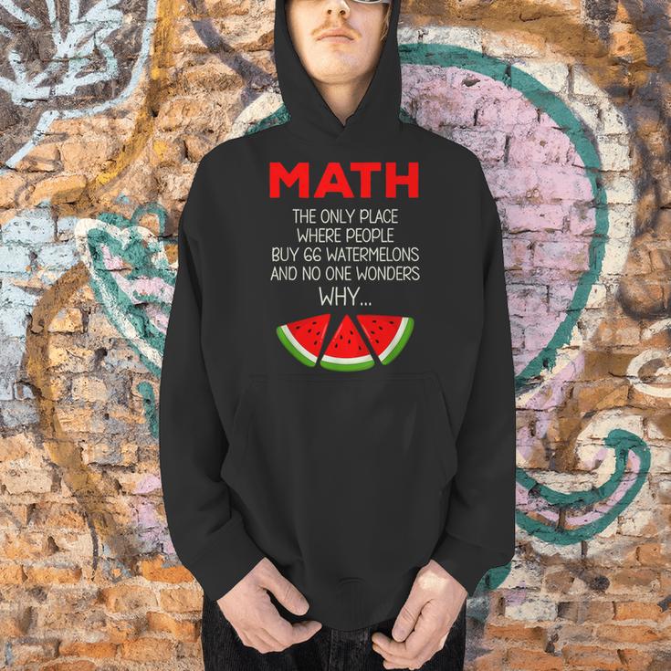 Math Watermelon Calculation Joke Teacher Student Men Hoodie, gift for family, gift for coworker Math Watermelon Calculation Joke Teacher Student Men Hoodie, gift for family, gift for coworker