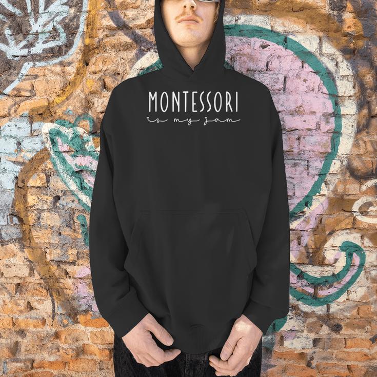 Montessori Is My Jam Team Montessori Teacher Squad Men Hoodie, gift for family, gift for coworker
