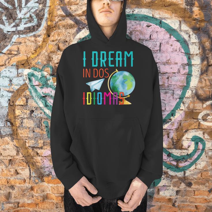 Multilingual Teacher In Dos Idiomas Linguist Language Men Hoodie, gift for family, gift for coworker Multilingual Teacher In Dos Idiomas Linguist Language Men Hoodie, gift for family, gift for coworker