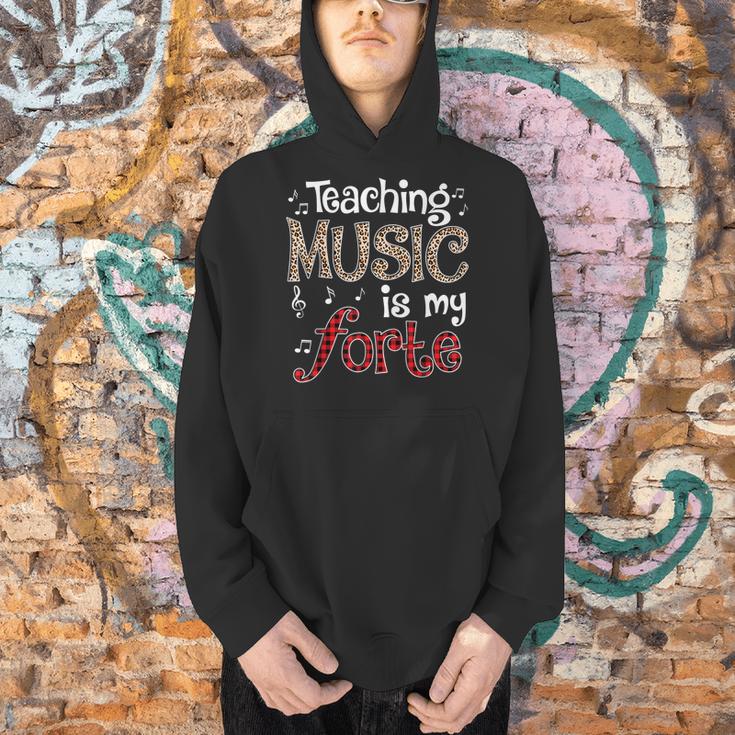 Music Teacher Teaching Music Is My Forte For Music Lovers Men Hoodie, gift for family, gift for coworker