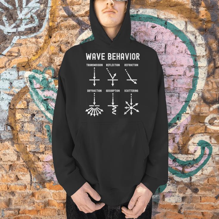 Nerdy Vintage Wave Behavior Physics Science Teacher Geek Men Women Girls Kids Men Hoodie, Science Teacher Hoodies, gift for family, gift for coworker