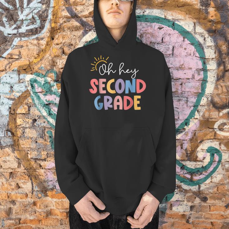 Oh Hey Second Grade First Day Of Teacher Girls Boys Kids Men Hoodie, First Grade Teacher Hoodies, gift for family, gift for coworker