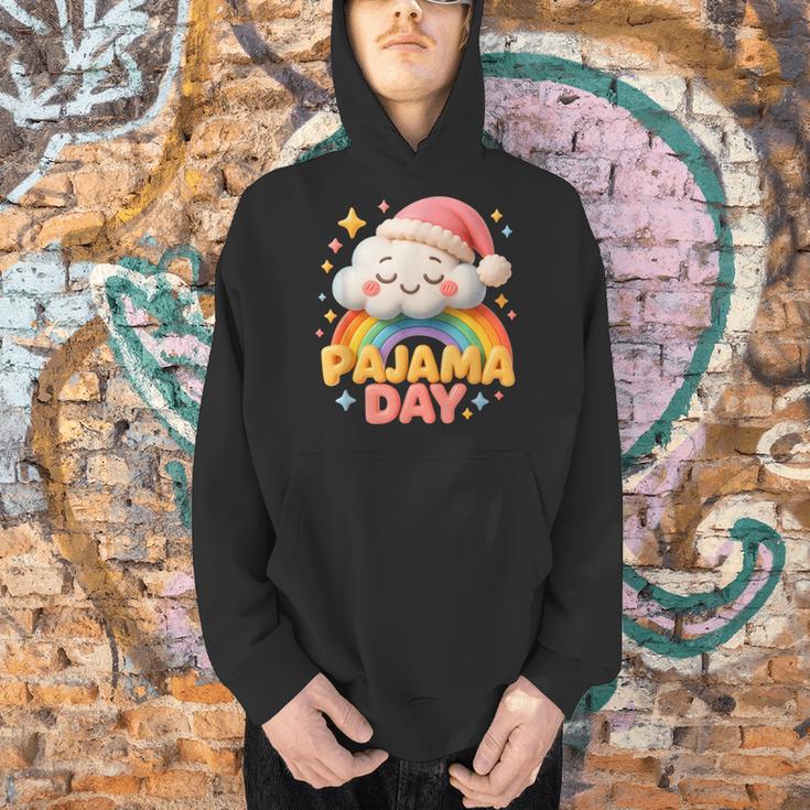 Pajama Day School Spirit Week Sleepy Cloud Teacher Student Men Hoodie, gift for family, gift for coworker