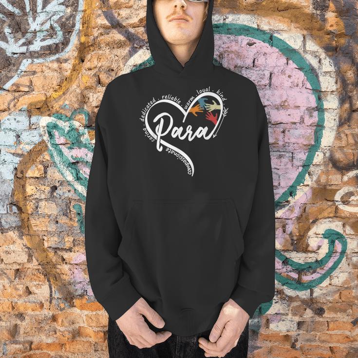Para Heart Paraprofessional Teacher Paraeducator Men Hoodie, gift for family, gift for coworker Para Heart Paraprofessional Teacher Paraeducator Men Hoodie, gift for family, gift for coworker