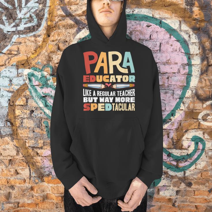 Paraeducator Paraprofessional SPED Teacher Men Hoodie, gift for family, gift for coworker