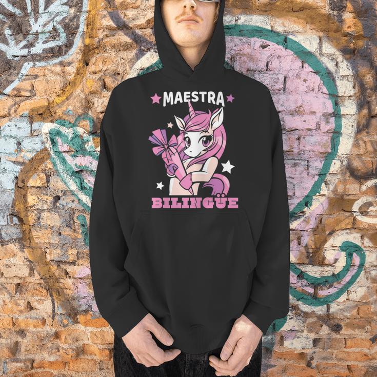 Pink Unicorn Spanish Teacher Regalos Para Bilingue Teacher Men Hoodie, gift for family, gift for coworker Pink Unicorn Spanish Teacher Regalos Para Bilingue Teacher Men Hoodie, gift for family, gift for coworker