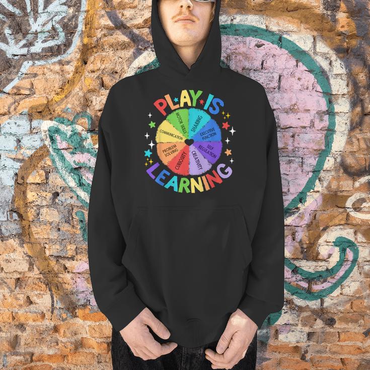 Play Is Learning Teacher Kindergarten For Men Women Kids Men Hoodie, gift for family, gift for coworker
