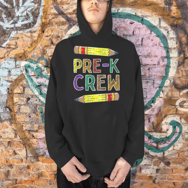 Pre-K Crew PreK Teachers Back To School Men Hoodie, gift for family, gift for coworker