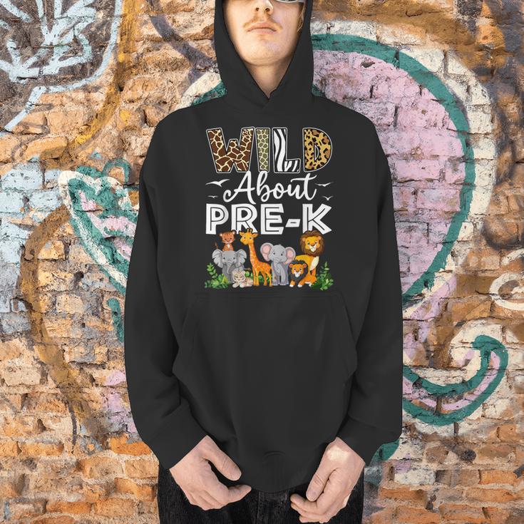 Pre-k Teacher Kids Back To School Wild About Pre-k Men Hoodie, gift for family, gift for coworker