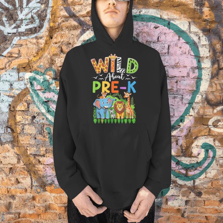 Preschool Teacher Kids Back To School Wild About Pre-K Men Hoodie, gift for family, gift for coworker Preschool Teacher Kids Back To School Wild About Pre-K Men Hoodie, gift for family, gift for coworker