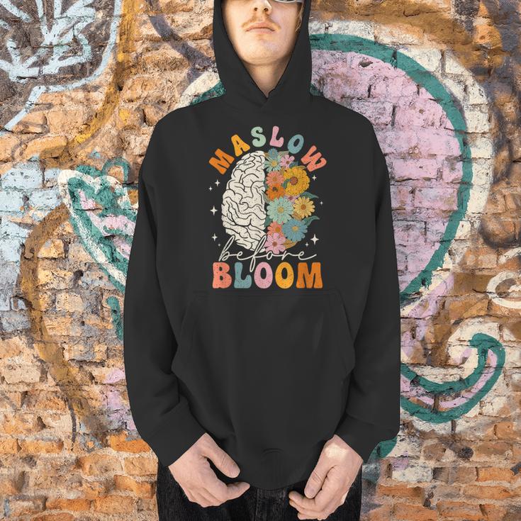 Psychologist Maslow Before Bloom Sped Teacher Classroom Men Hoodie, gift for family, gift for coworker