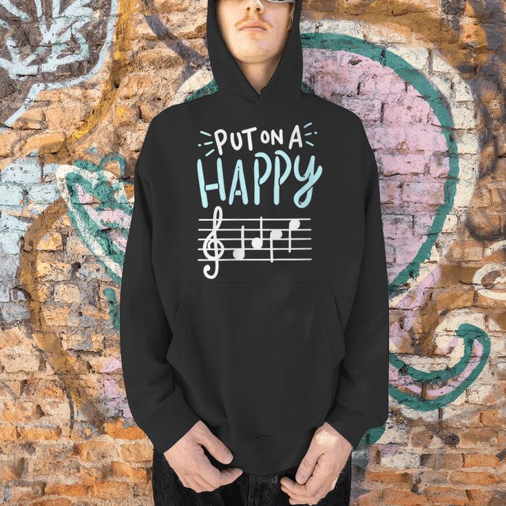Put On A Happy Face Music Music Teacher Men Hoodie, gift for family, gift for coworker Put On A Happy Face Music Music Teacher Men Hoodie, gift for family, gift for coworker