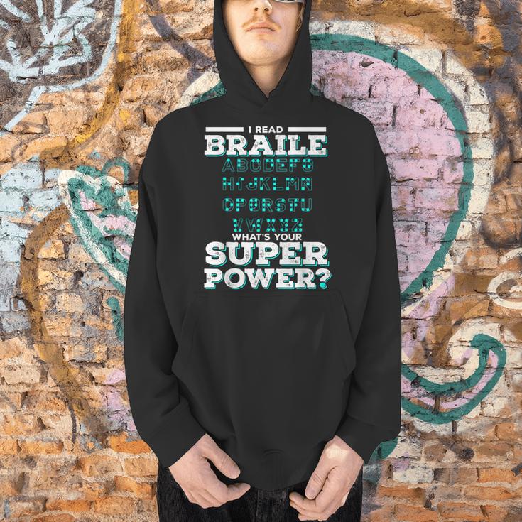 I Read Braille Tell Me Your Superpower Braille Teacher For Men Women Men Hoodie, gift for family, gift for coworker I Read Braille Tell Me Your Superpower Braille Teacher For Men Women Men Hoodie, gift for family, gift for coworker