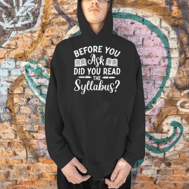 Did You Read The Syllabus Shirt Teacher Men Women Men Hoodie, gift for family, gift for coworker Did You Read The Syllabus Shirt Teacher Men Women Men Hoodie, gift for family, gift for coworker
