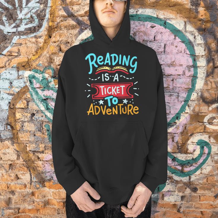 Reading Adventure Library Student Teacher Book Men Hoodie, gift for family, gift for coworker