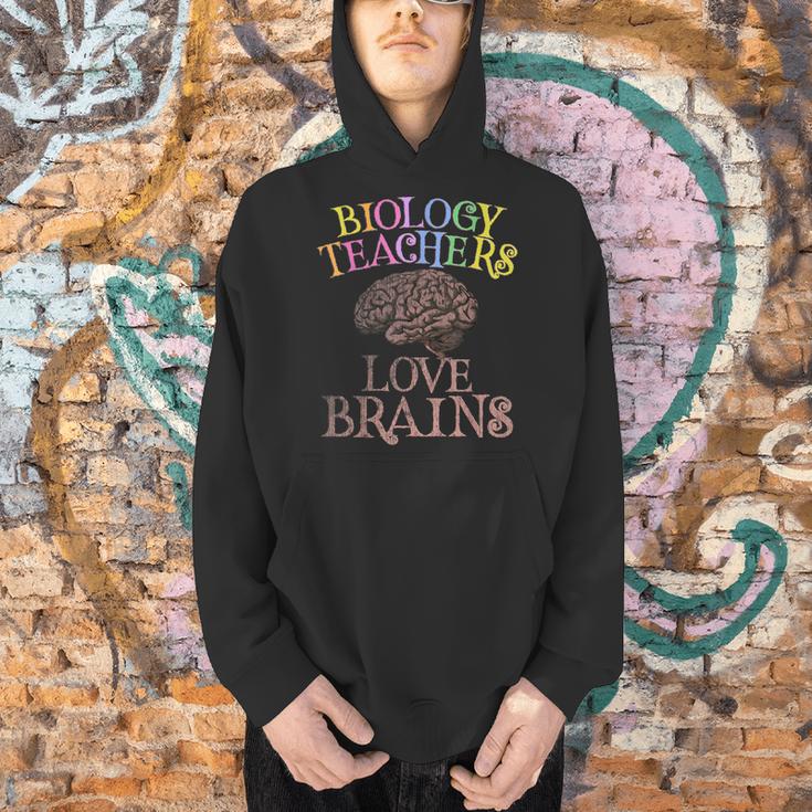 Retro BIOLOGY TEACHERS LOVE BRAINS This Is My Scary STEM Men Hoodie, gift for family, gift for coworker