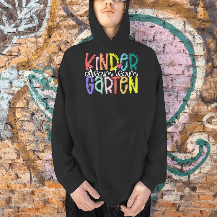 Retro Kindergarten Dream Team Back To School Teacher Kids Men Hoodie, gift for family, gift for coworker