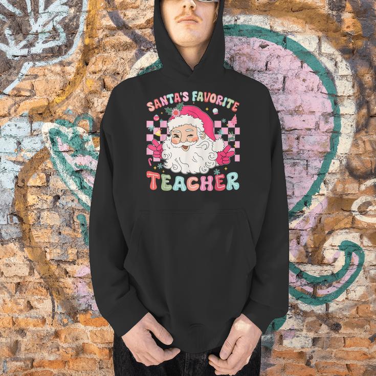 Santa Favorite Teacher Shirt Teacher Christmas Men Hoodie, gift for family, gift for coworker