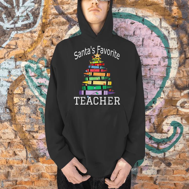 Santa's Favorite Teacher Idea For Christmas Teachers Men Hoodie, gift for family, gift for coworker Santa's Favorite Teacher Idea For Christmas Teachers Men Hoodie, gift for family, gift for coworker