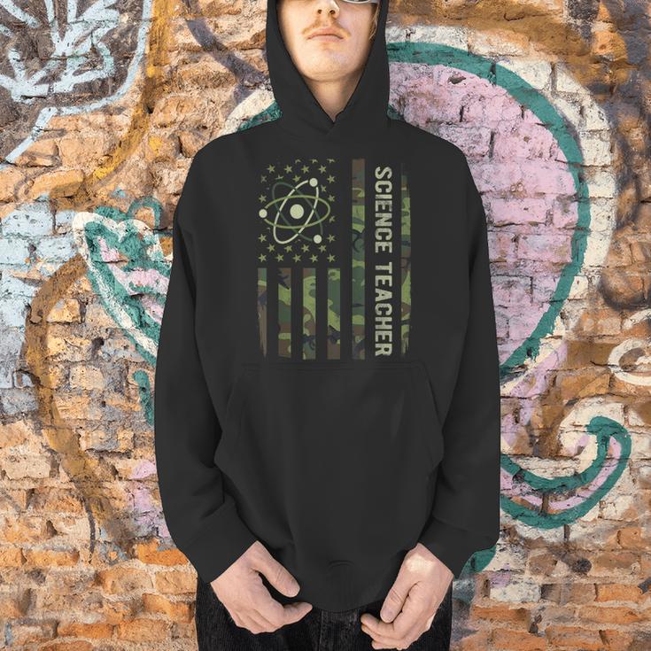 Science Teacher Camo American Flag Back To School Men Hoodie, Science Teacher Hoodies, gift for family, gift for coworker