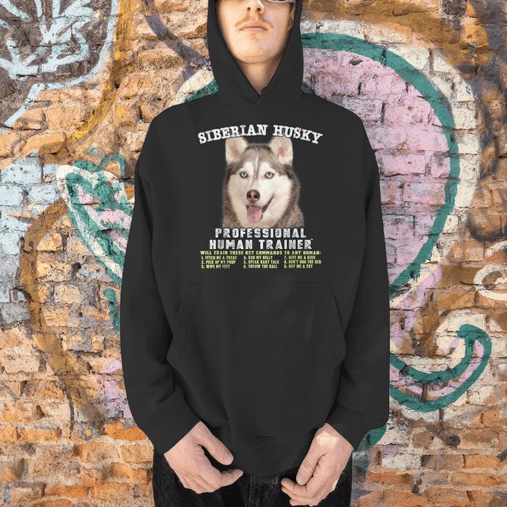 Siberian Husky Professional Human Trainer Men Hoodie, gift for family, gift for coworker