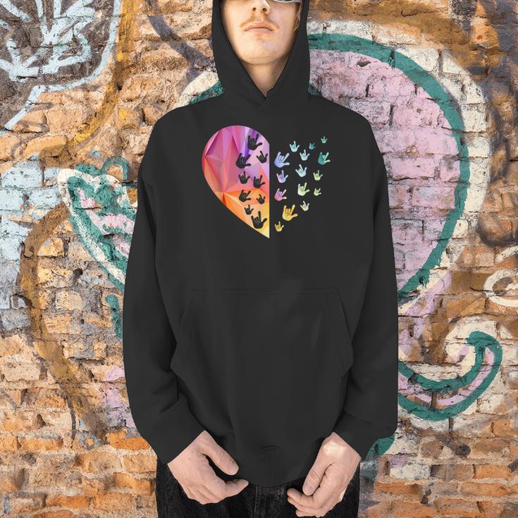 Sign Language Heart ASL For Deaf Teacher Men Hoodie, gift for family, gift for coworker Sign Language Heart ASL For Deaf Teacher Men Hoodie, gift for family, gift for coworker