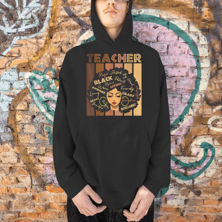Smart Teacher Afro Girl Melanin African American Wowen Men Hoodie, gift for family, gift for coworker