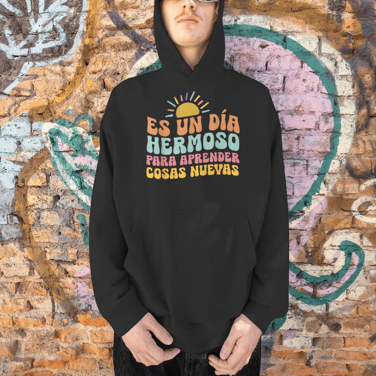 Spanish Multilingual Teacher Dual Languages Bilingual Men Hoodie, gift for family, gift for coworker