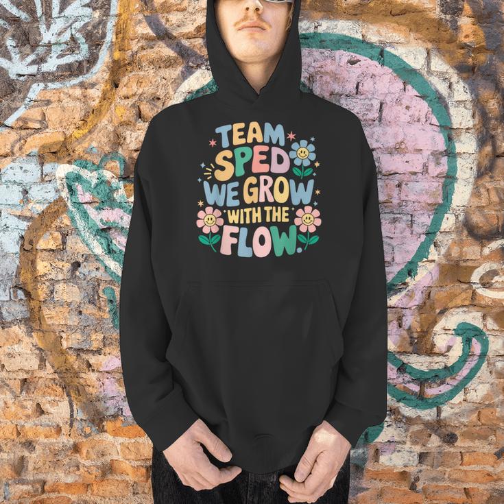 Special Education Teacher Team SPED Grow With The Flow Men Hoodie, gift for family, gift for coworker Special Education Teacher Team SPED Grow With The Flow Men Hoodie, gift for family, gift for coworker