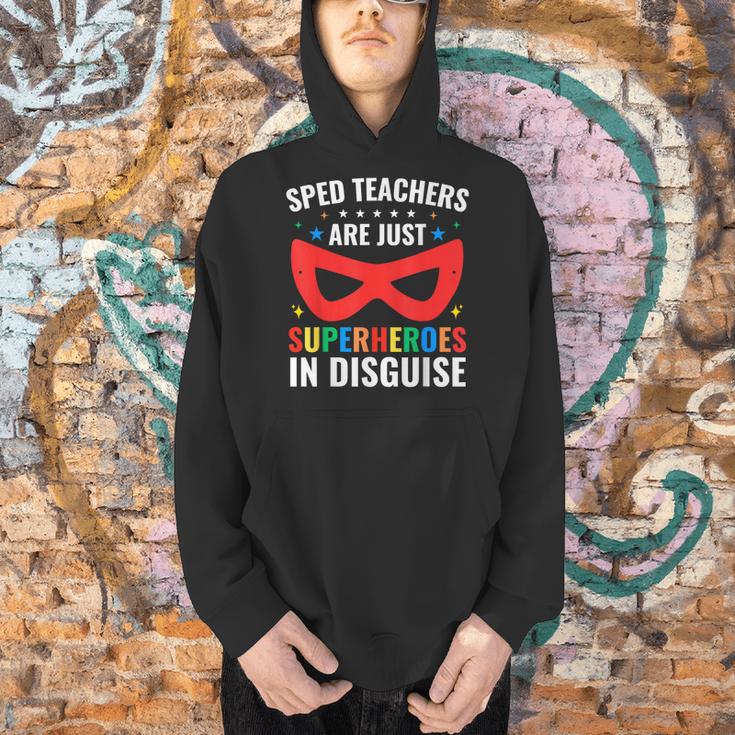 SPED Teacher Are Just Superheroes Disguise Special Education Men Hoodie, gift for family, gift for coworker SPED Teacher Are Just Superheroes Disguise Special Education Men Hoodie, gift for family, gift for coworker