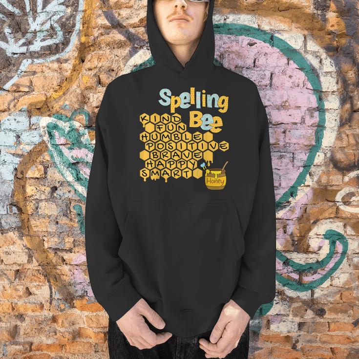 Spelling Bee Kind Positive Kindness Women Teacher Men Hoodie, gift for family, gift for coworker