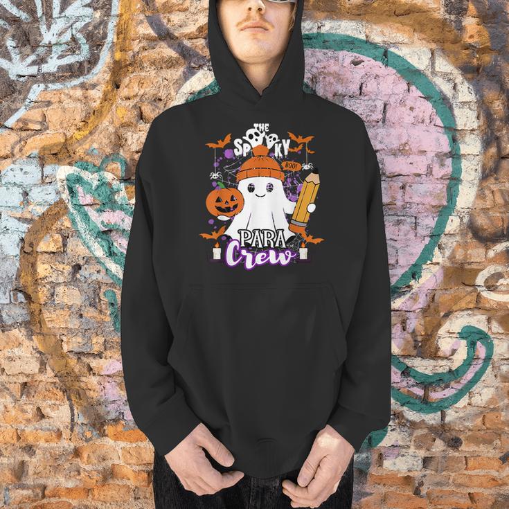 Spooky Para Crew Ghost Halloween Paraprofessional Teacher Men Hoodie, gift for family, gift for coworker Spooky Para Crew Ghost Halloween Paraprofessional Teacher Men Hoodie, gift for family, gift for coworker