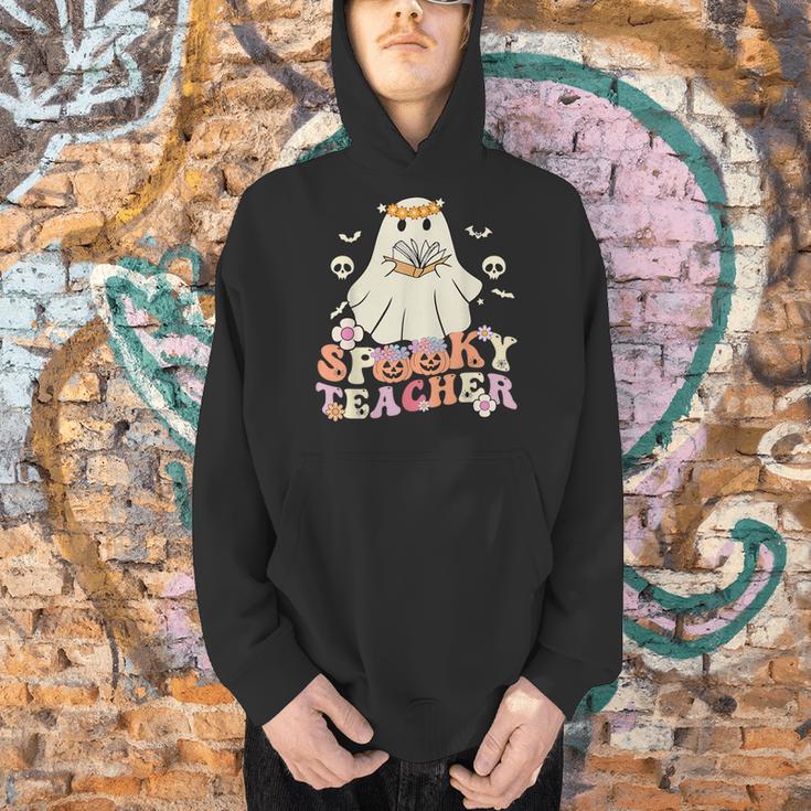 Spooky Teacher Groovy Retro Ghost Teacher Halloween 2023 For Men Women Kids Men Hoodie, Groovy Teacher Hoodies, gift for family, gift for coworker Spooky Teacher Groovy Retro Ghost Teacher Halloween 2023 For Men Women Kids Men Hoodie, Groovy Teacher Hoodies, gift for family, gift for coworker