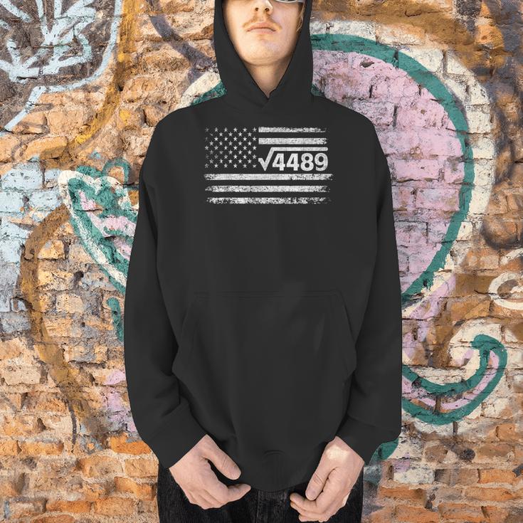 Square Root 4489 Slang Math Teacher Six Seven 6 7 USA Flag Men Hoodie, gift for family, gift for coworker