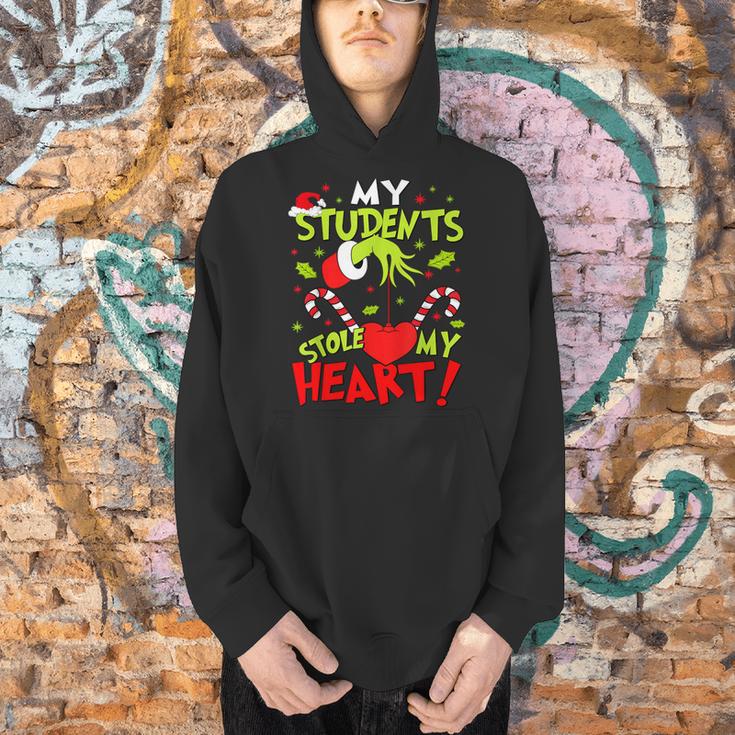 My Students Stole My Heart Teacher Holiday Merry Christmas Men Hoodie, gift for family, gift for coworker
