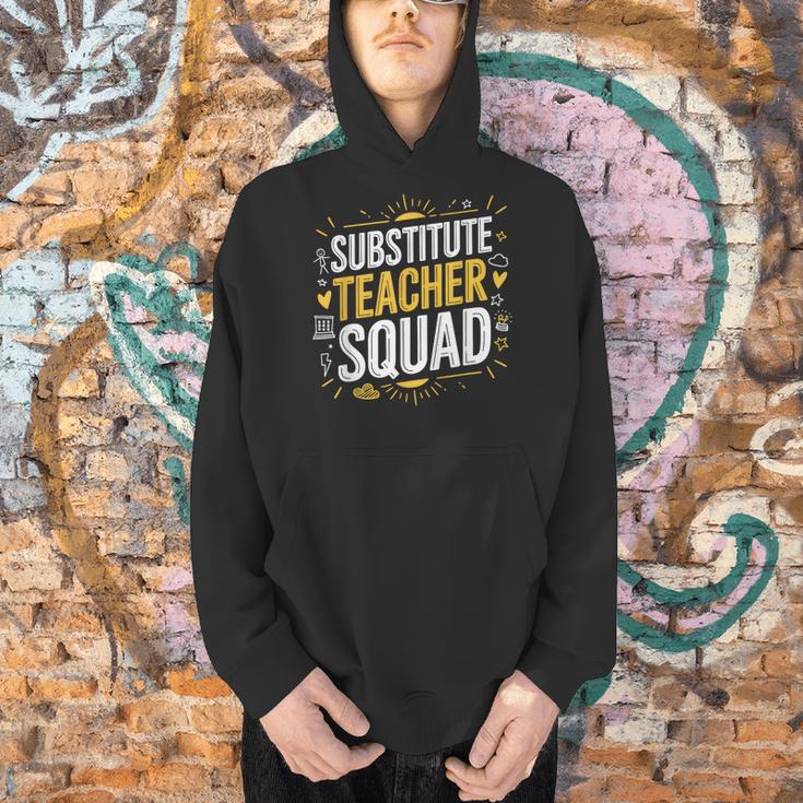 Substitute Teacher Squad Sub Teacher Substitute Teaching Men Hoodie, gift for family, gift for coworker Substitute Teacher Squad Sub Teacher Substitute Teaching Men Hoodie, gift for family, gift for coworker